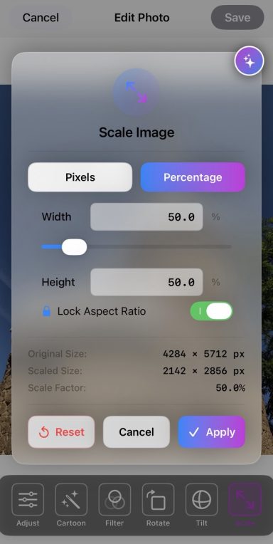 Powerful Scale & Resize