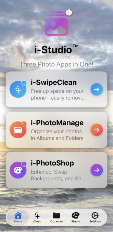 3 Photo App capabilities