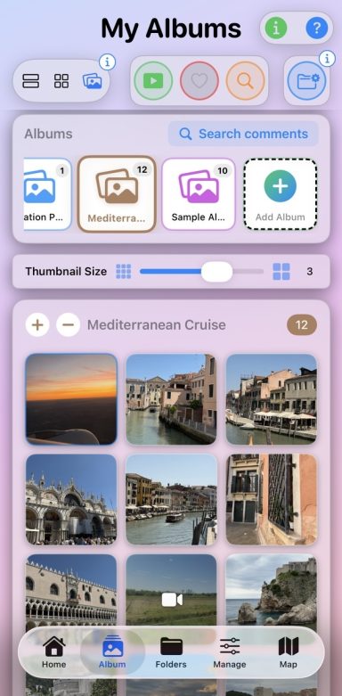 Custom Albums & Folders