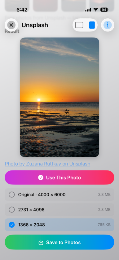 Preview and Save