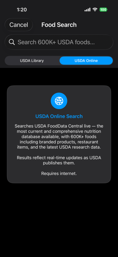 Online USDA access